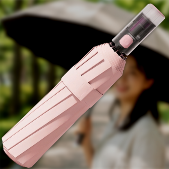 햇살지킴이 자동양산 초경량 자외선차단 가벼운 암막 3단 우산겸용 우양산