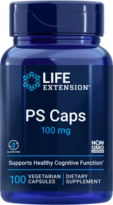 라이프익스텐션 포스파티딜세린 PS Caps 100mg 100캡슐, 1세트, 100정 - 쿠팡