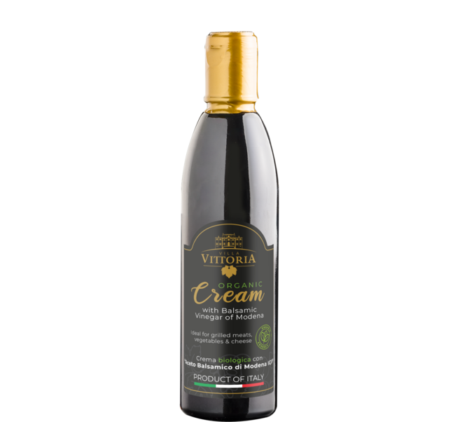 빌라비토리아 이탈리아 무지방 IGP 모데나 유기농 발사믹 크림, 1개, 250ml