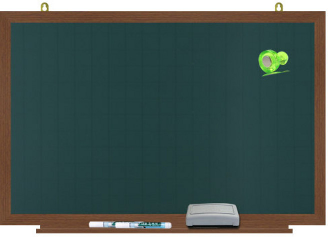 영남칠판 자석 물백묵칠판 40x30~90x60cm, 월넛