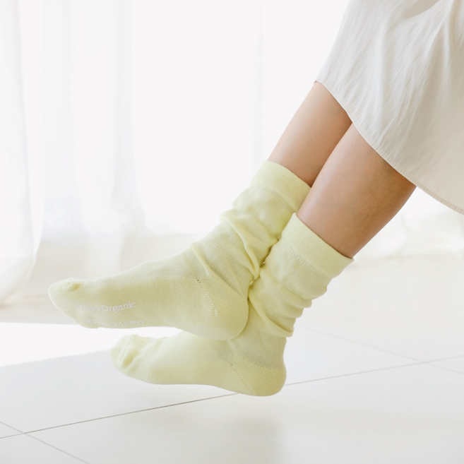 [1+1] 데이지오가닉 뉴에센셜 도톰 산후조리원 임산부 무압박 산모 미끄럼방지 양말
