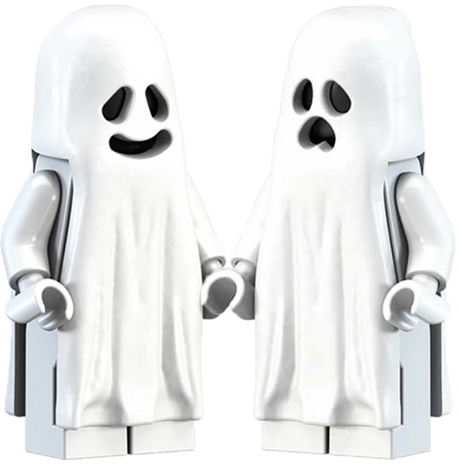 야광유령 캐릭터 2종 호환블럭 브릭미니피규어 취미/수집/장식/컬렉션용 커스텀 블록피겨, GHOST-03. 야광유령 2종 세트(로켓), 1개