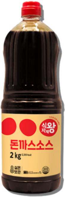 식자재왕 일식돈까스소스 2kg, 10개