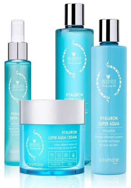 하프클럽/청정미인 히아루론 수퍼 아쿠아 수분크림+토너+에멀전+, 1개