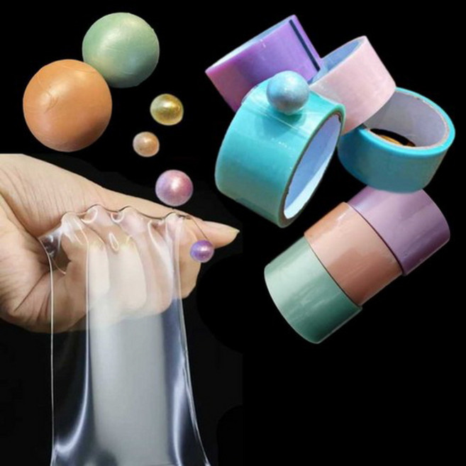 테이프공 만들기 4.8cm 10개 테이프볼 만들기 찐득볼 테이프공 실리콘테이프