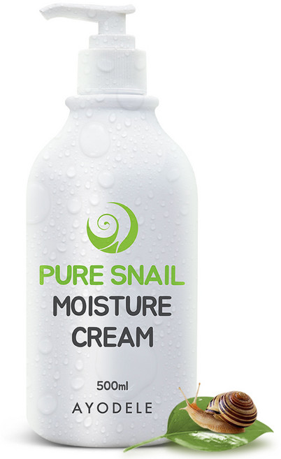 아요델 퓨어스네일 달팽이에센스 모이스춰 크림 500ml, 500g, 1개