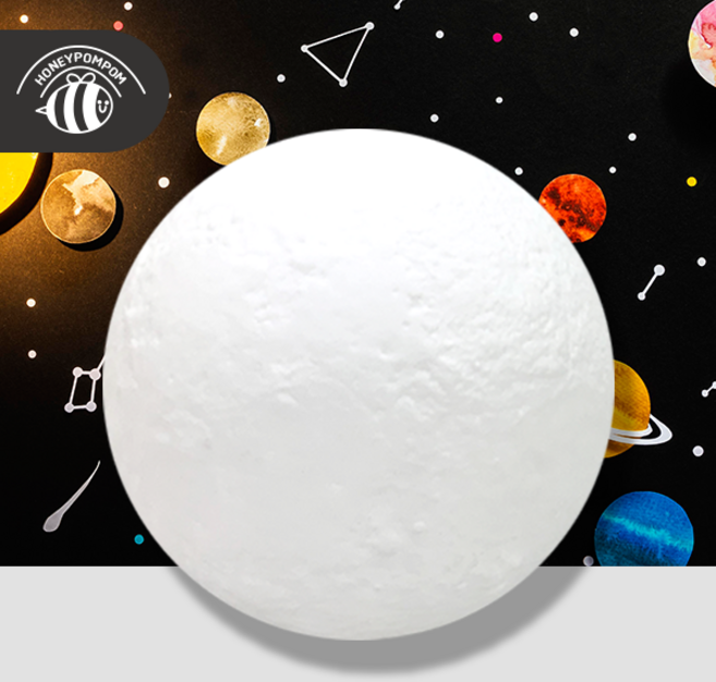 허니폼폼 입체 구 15cm 공, 미니 붓+파레트