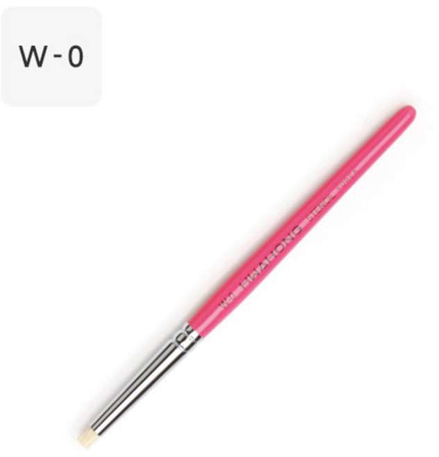 화홍 스텐실붓 W-0 돈모, 3세트