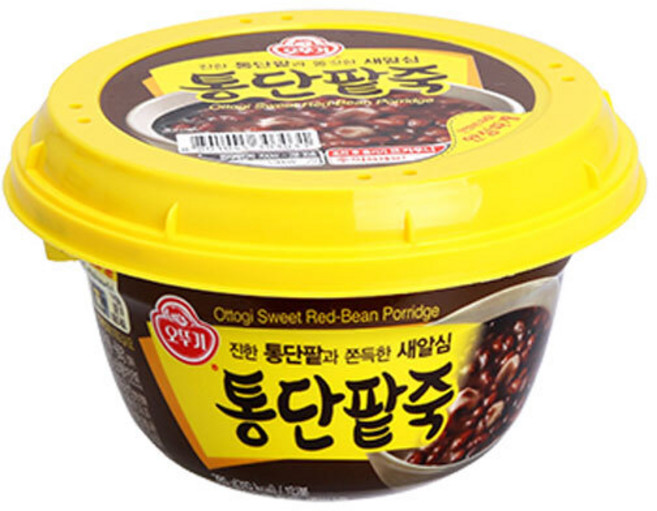오뚜기 통단팥죽, 285g, 8개