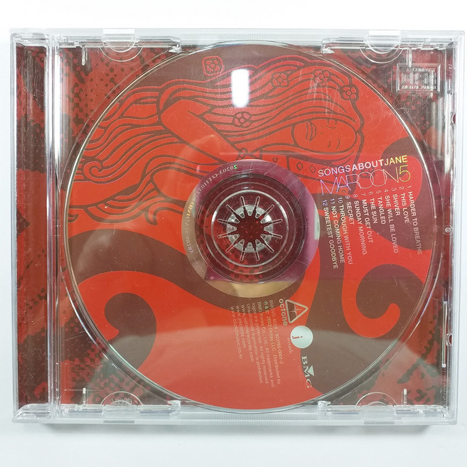 (중고CD) 마룬5/ MAROON 5/ SONGS ABOUT JANE/ SUNDAY MORNONG/ 20003년 라이센스/ 음반 미사용 MINT/ 앞 면 종이 없음