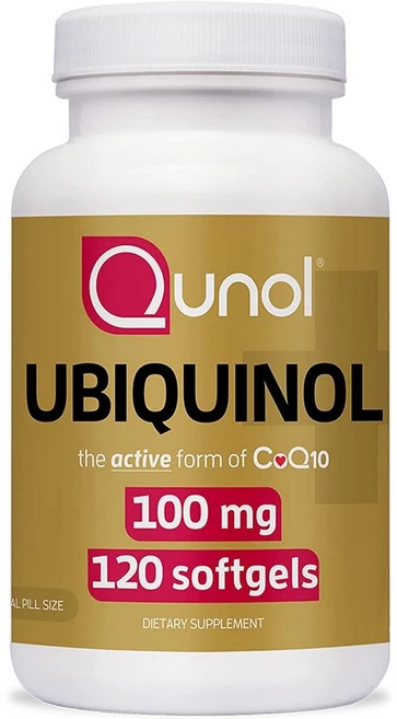 Qunol 유비퀴놀 활성 CoQ10 100mg 120캡슐 (4달분), 1개, 120정 - 쿠팡