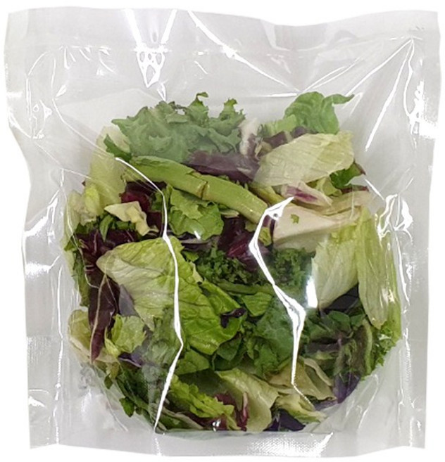 무지스탠드(중) 샐러드 150-200g 포장용/건나물 건과일 밀키트야채 소포장용 봉투 220x210(M50)mm -100장, 100개, 200ml