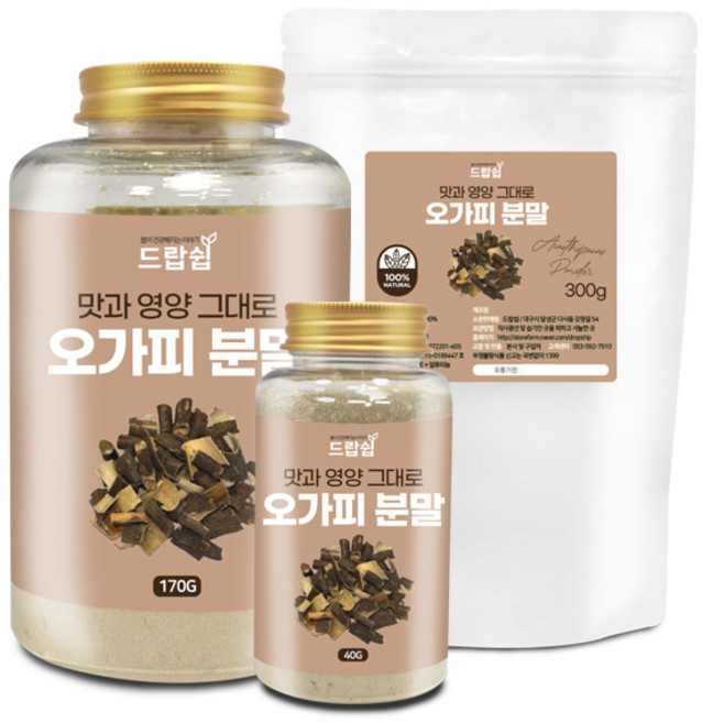 드랍쉽 오가피 분말(국산) 모음, 1개, 300g