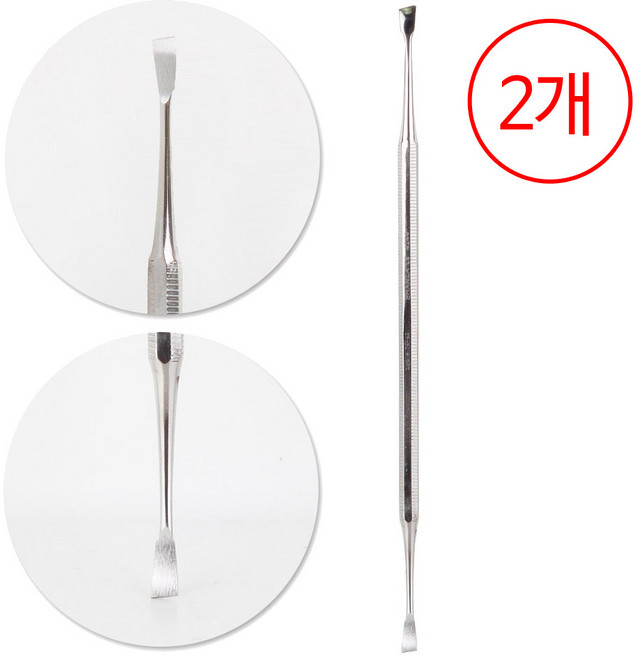 SHANZA 의료용 셀프 스케일러 치석제거기 사각 타입 CE 84244, 2개