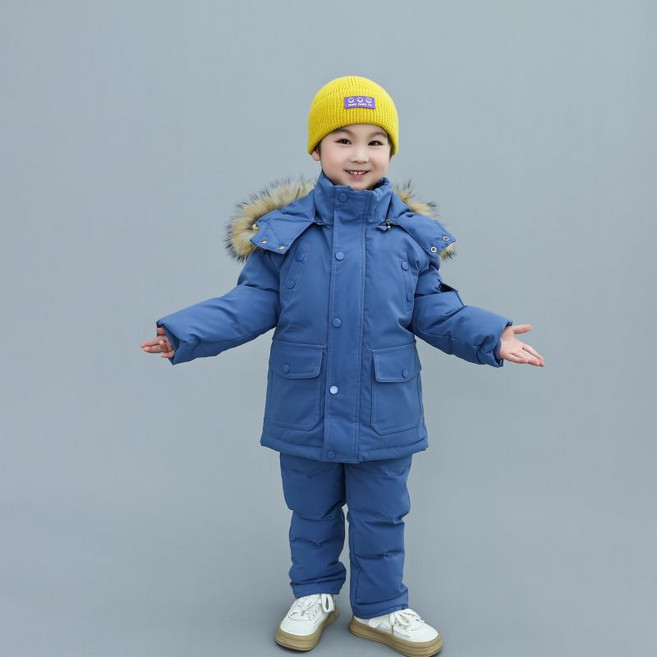 모아나리 최신상 키즈 공용 썰매 스키복 올인원세트 상하복 멜빵 스키바지 방한복 눈썰매