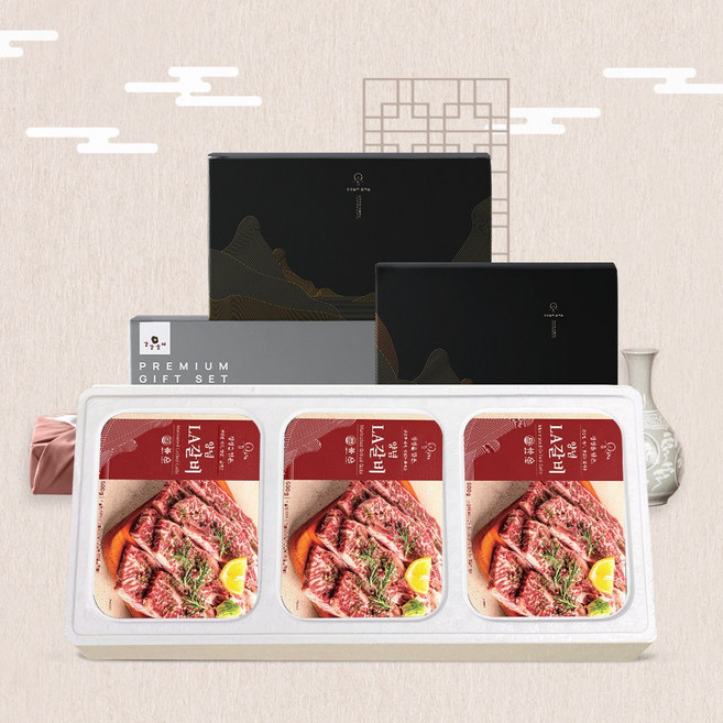 [강강술래] 양념LA갈비 선물세트 3호, 1개