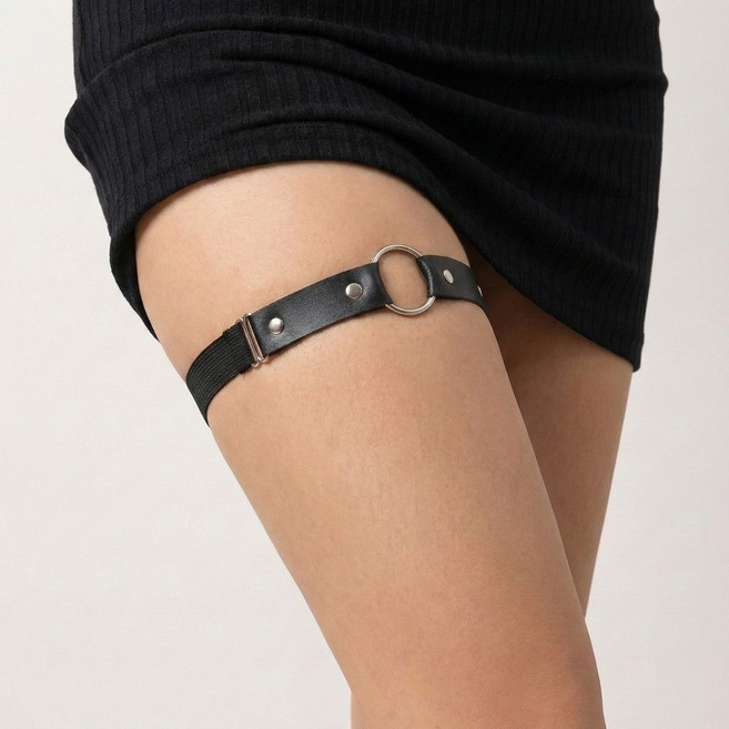 판타지룸 가터링 섹시 허벅지 초커 사람 하네스 다리 밴드 벨트 바디 스트랩