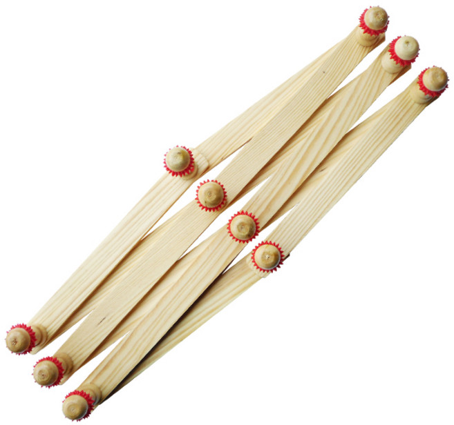 원목 자바라 도깨비 고무링 미끄럼 방지, 1개