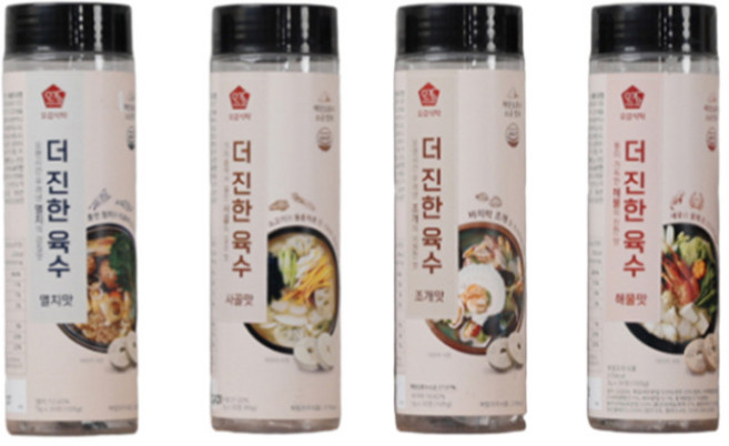 (멸치 해물 사골 조개) 오감식탁 더진한 코인육수, 4개, 105g