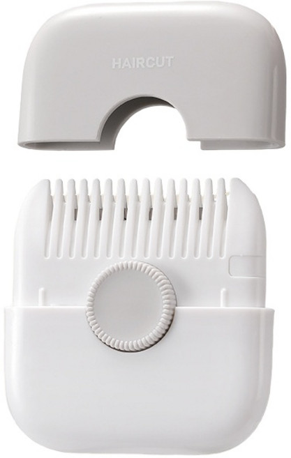 VergHatia 미니 휴대용 앞머리커트 셀프 앞머리 정리 헤어커터 머리다듬기, 1개, 엘레강스 그레이