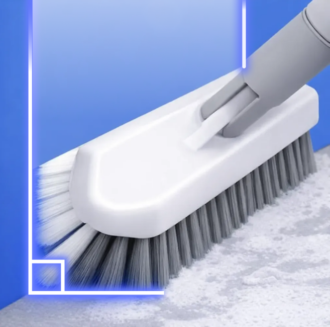 모아즈 화장실 욕실 틈새 청소 브러쉬, 1개, 화이트