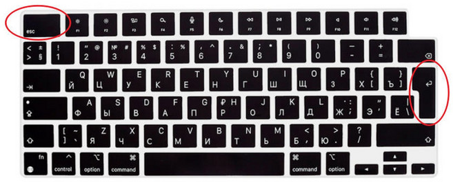 실리콘 키보드 커버 16 A2941 A3114 15 AIR 인치 A2780 M2 A2992 M3 14, Russian Euro, Russian Euro