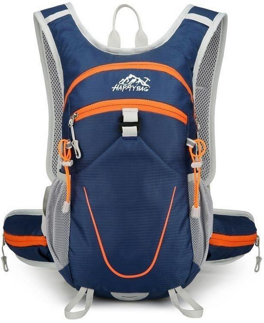 HAPPY BAG 戶外運動雙肩包, 深藍色