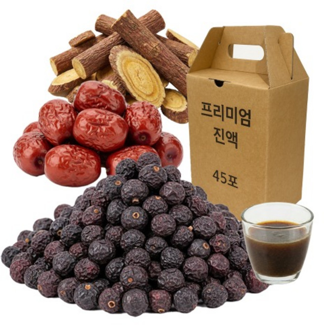 오가피열매 진액 엑기스 국산 원료 100% 선물세트, 45개, 110ml