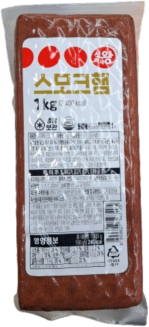 식자재왕 스모크햄, 1kg, 10개