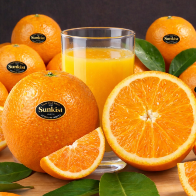 [프리미엄] 블랙라벨 오렌지 퓨어스펙 고당도 하이브릭스, 1박스, 1.3kg 대과 5개