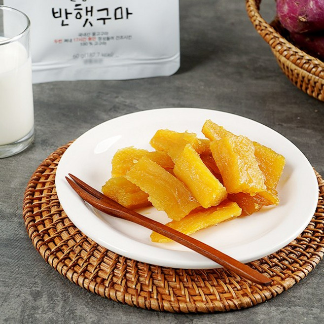 해남 꿀 고구마말랭이 60g, 25개