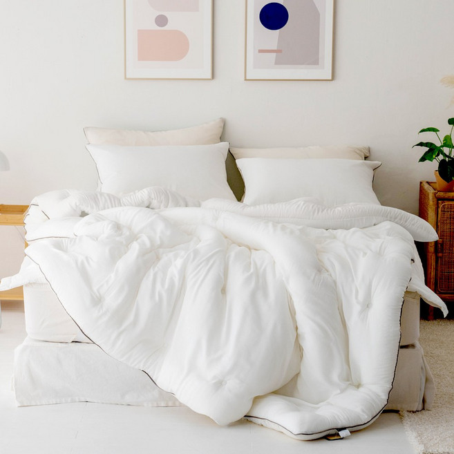 국내제조 띵스룸 크림슈 텐셀모달100 항진드기 향균 옥수수솜 이불세트