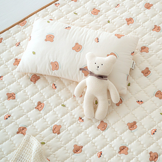 마롤로뜨 빌리지 씬필로우 아기 베개 유아 신생아 돌 낮은베개, 아이보리 마고미