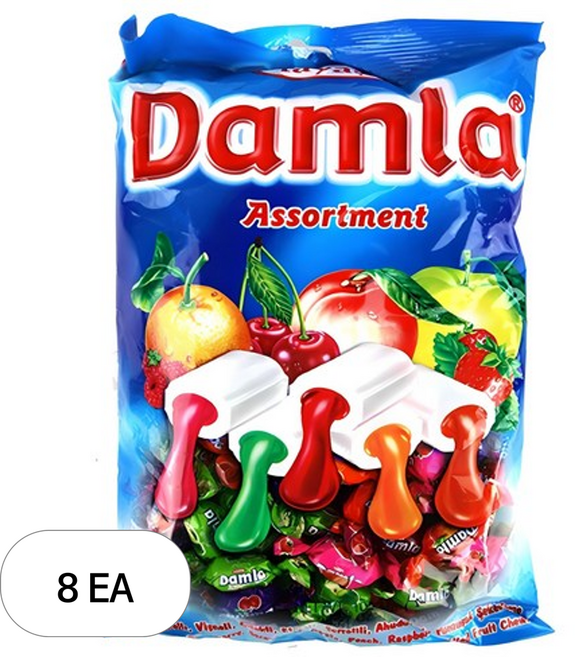 담라 어쏘티드 소프트캔디, 1kg, 8개