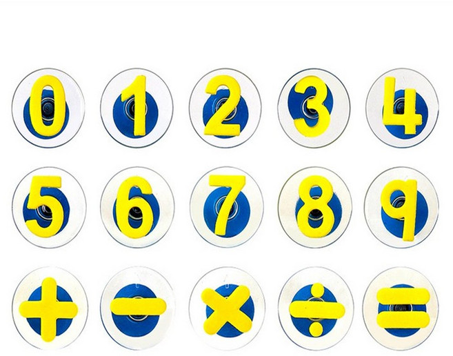 core_6738 숫자놀이 스탬프 15개-1세트 셈놀이스탬프 숫자찍기, 1개