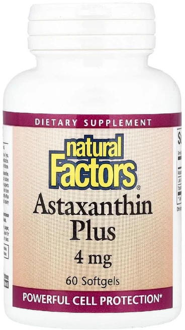 내추럴팩터스 아스타잔틴 플러스 4mg 소프트젤 60정 - 쿠팡