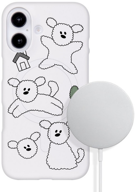 아이폰13미니 전용 디자인 맥세이프 하드 핸드폰 케이스