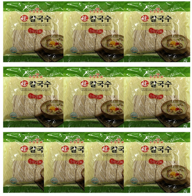 우정본가 생칼국수 1kg 6인분, 10개