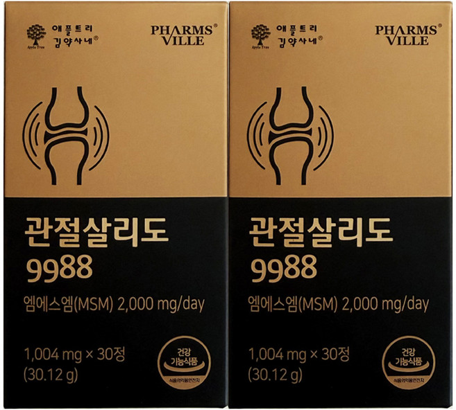 애플트리김약사네 관절살리도 9988 1004mg x 30정 4개