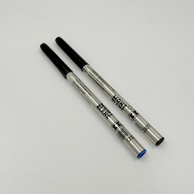 몽블랑 리필 제품모음 잉크 볼펜심 수성펜심, 볼펜심 1X1세트 블랙M심(보통심) - 낱개 비닐포장, 1세트