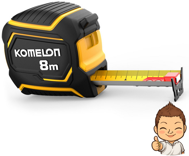 코메론 컴팩트 몬스터 줄자 8m x 32mm KMC-94M 자석훅 목수 광폭 목공 인테리어 눈금자