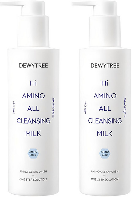 듀이트리 하이 아미노 올 클렌징 밀크, 200ml, 2개