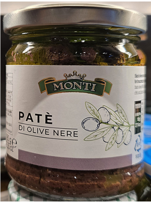 MONTI 블랙올리브 파테, 180g, 1개