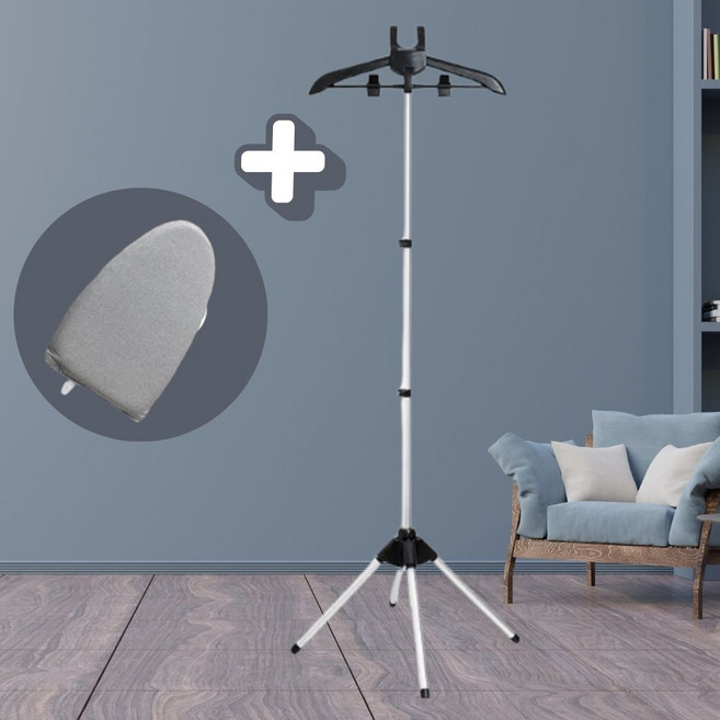 나나봉봉 스팀다리미 옷걸이 거치대, 시크한 블랙(+다리미판)