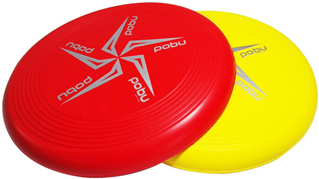 포부 더높이 더멀리 플라잉디스크 안전소프트원반 부메랑 던지기원반, 옐로우, 1개