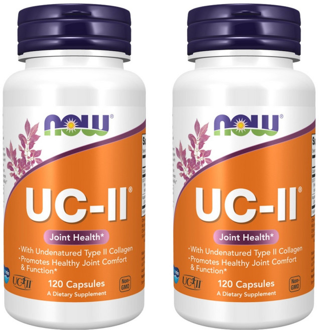 NOW Foods UC-II非變性二型膠原蛋白膠囊, 120顆, 2罐