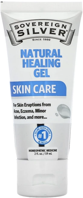 Sovereign Silver 내추럴 힐링 젤 스킨 케어 59ml(2fl oz), SovereignSilver내추럴힐링젤스킨케어59ml2, 1개, 59ml - 쿠팡