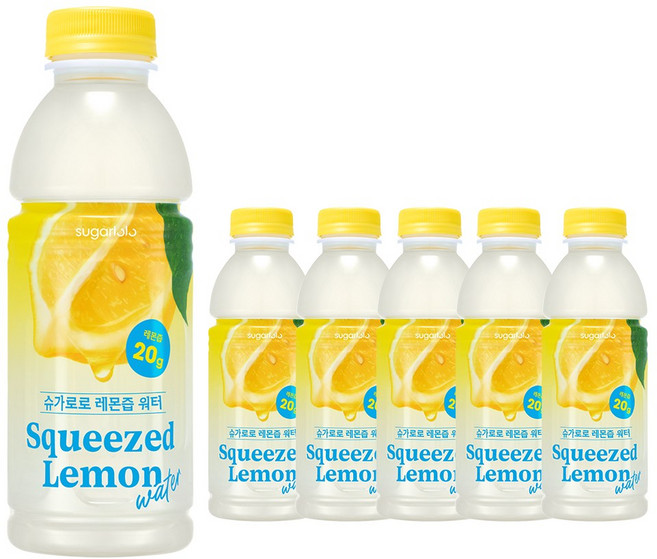 슈가로로 레몬즙 워터, 24개, 500ml