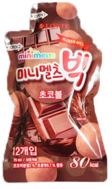 미니멜츠 빅구슬 초코볼, 24개, 70ml