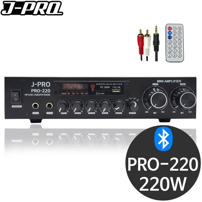 J-PRO PRO-220 220W 술집 업소용 식당 카페 국산 앰프